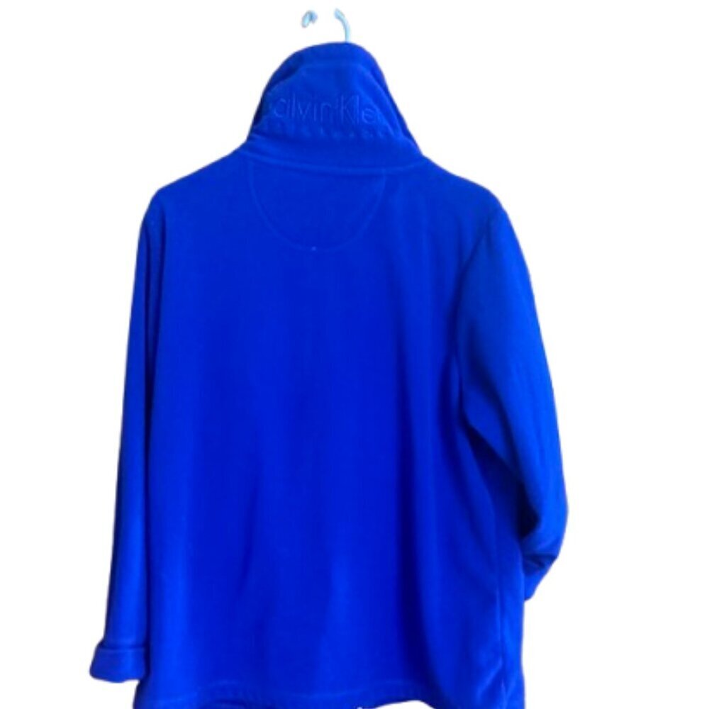Calvin Klein Performance Fleece Full Zip Jacket Purple 1X - Picture 3 of 9